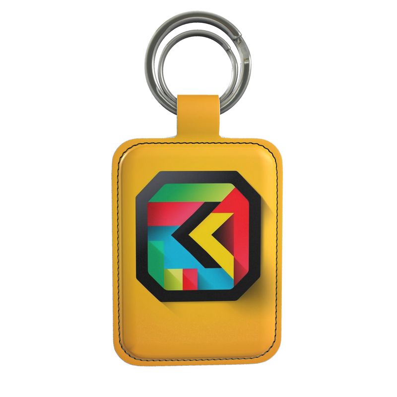 Kartelian Lava Ice Leather Keyring