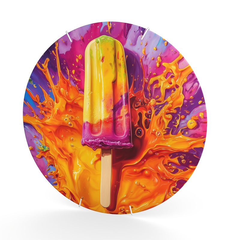 Kartelian Lava Ice Decorative Plate