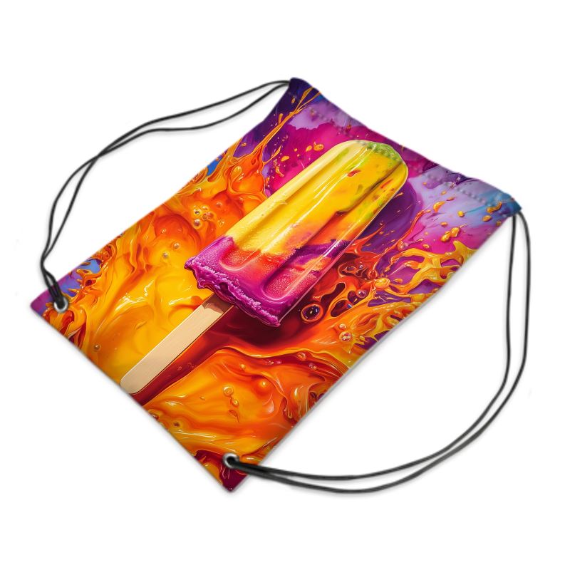 Kartelian Lava Ice Drawstring Bag