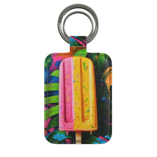 Kartelian Palm 2 Color Ice Leather Keyring