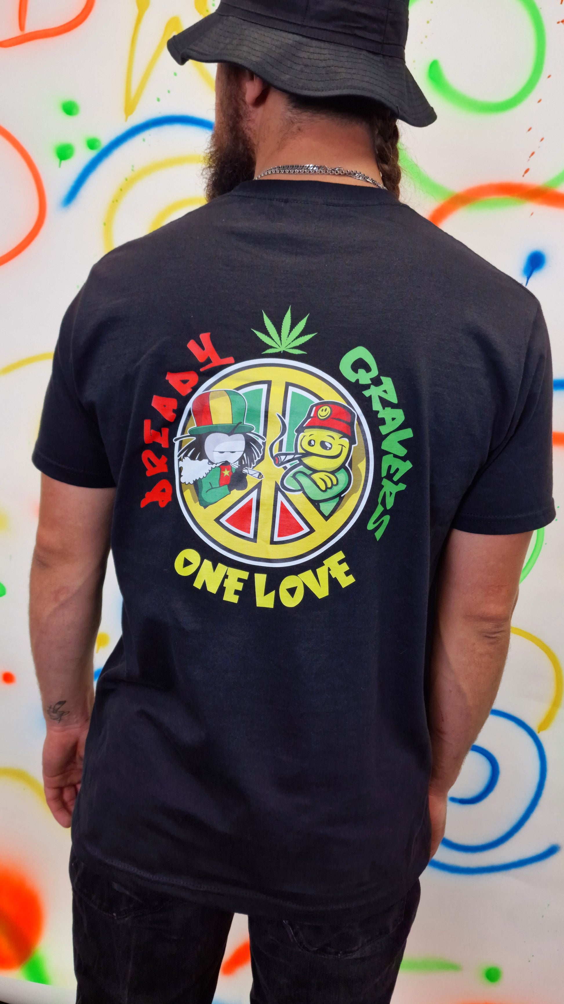 Qravers : Dready One Love Short Sleeve Tee Black -