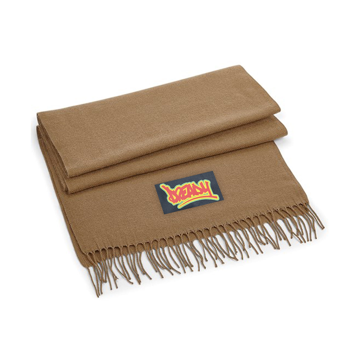 Dready Original : DREADY Classic ‘WRAP IT UP’ woven scarf - Almond