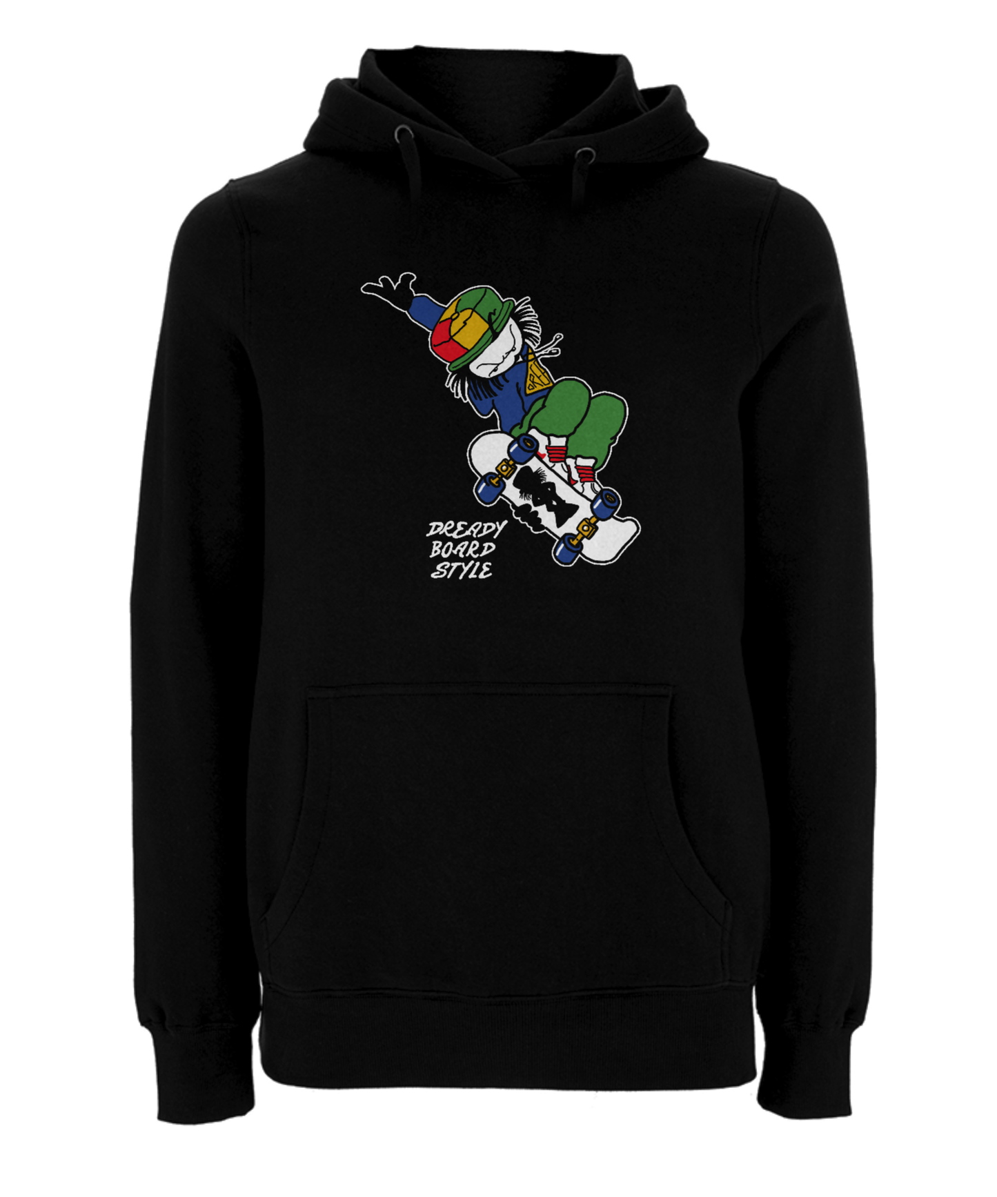 Dready Original : Dready Skate board style hoody - Black