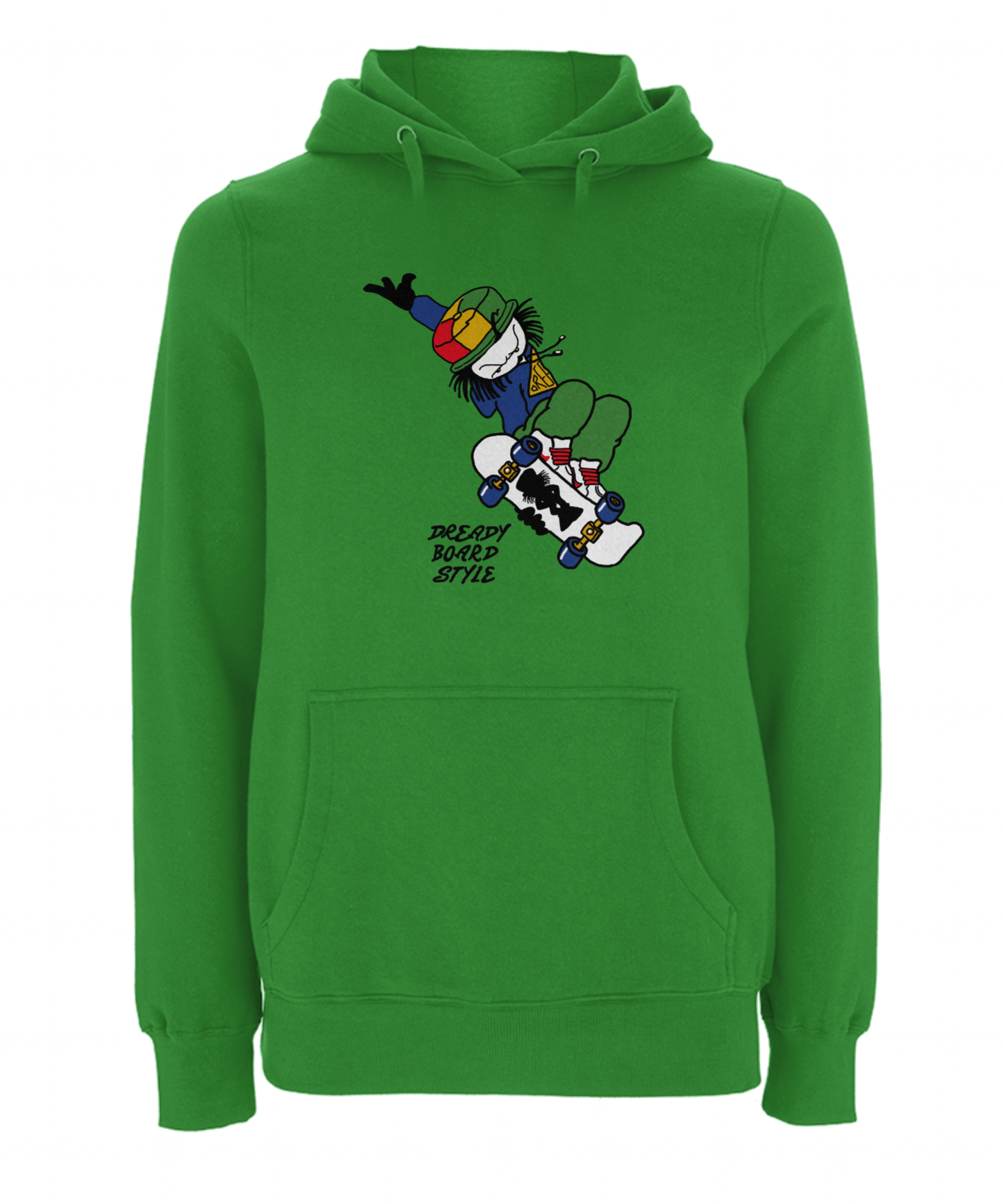 Dready Original : Dready Skate board style hoody - Green