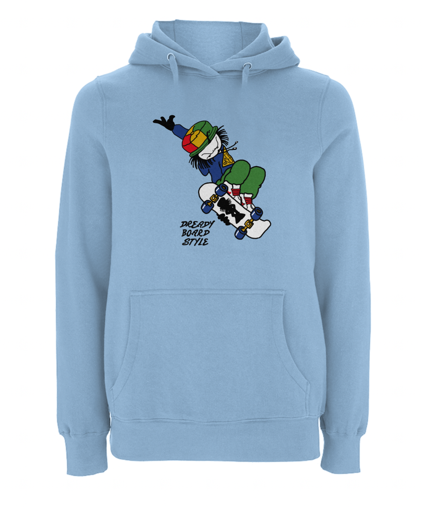 Dready Original : Dready Skate board style hoody - Blue