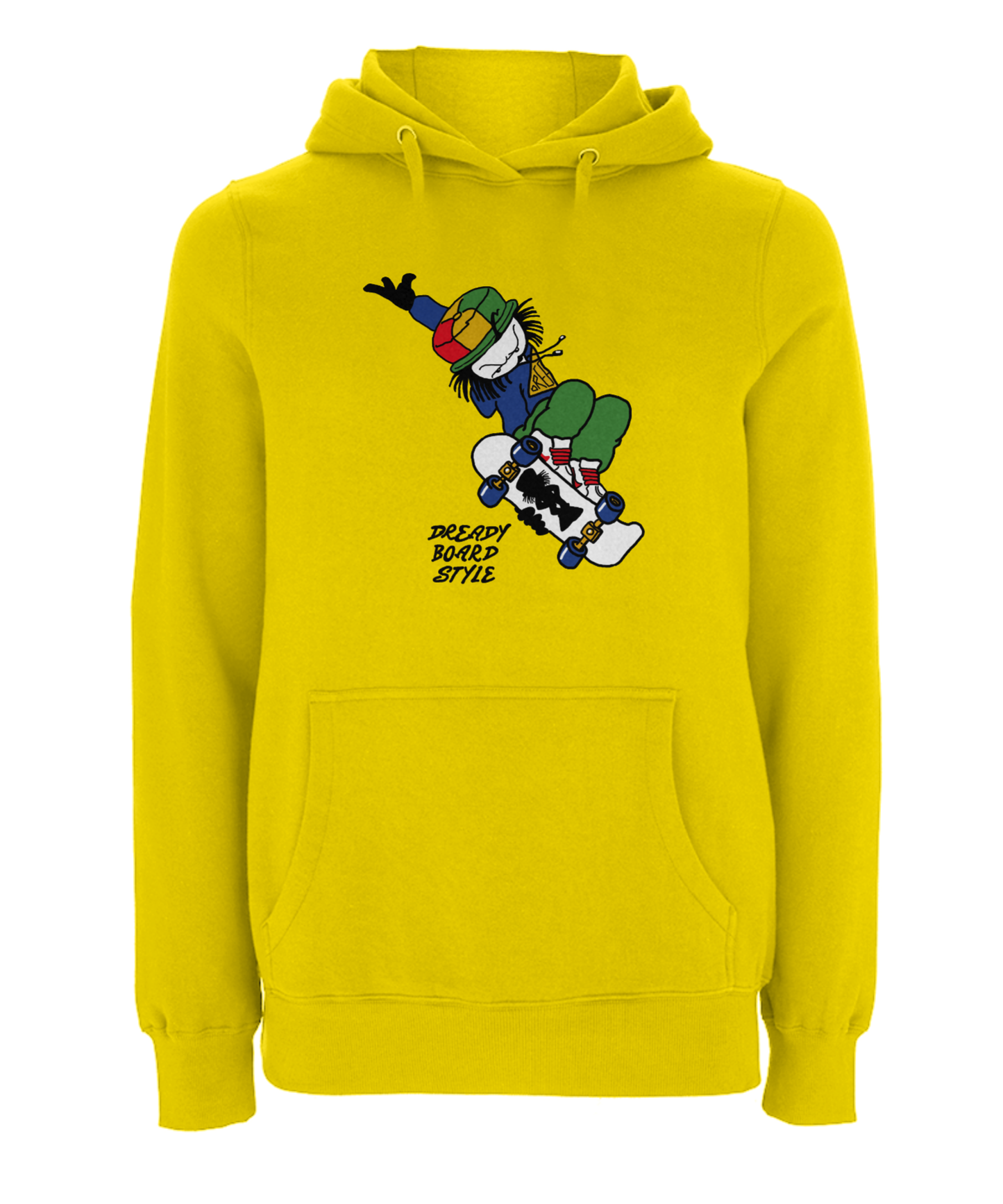 Dready Original : Dready Skate board style hoody - Yellow