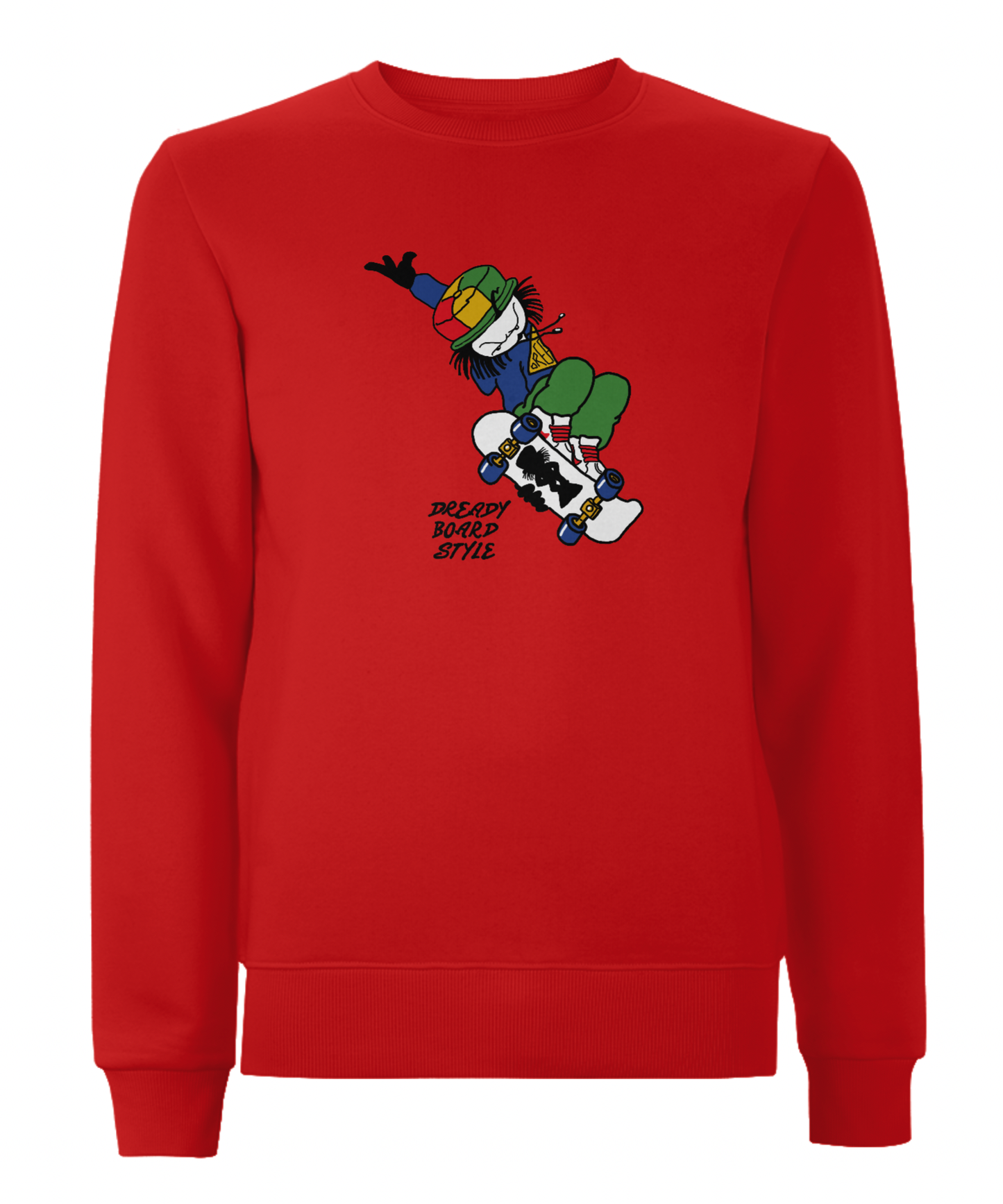 Dready Original : Dready skateboard style sweatshirt - Red