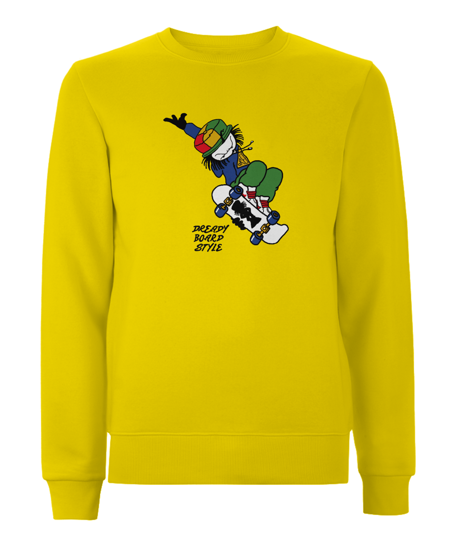 Dready Original : Dready skateboard style sweatshirt - Yellow