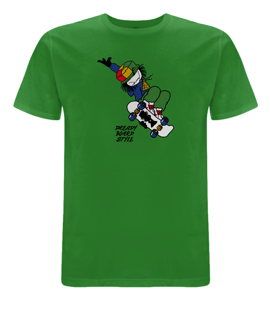 Dready Original : Dready Skate board style t-shirt - Green