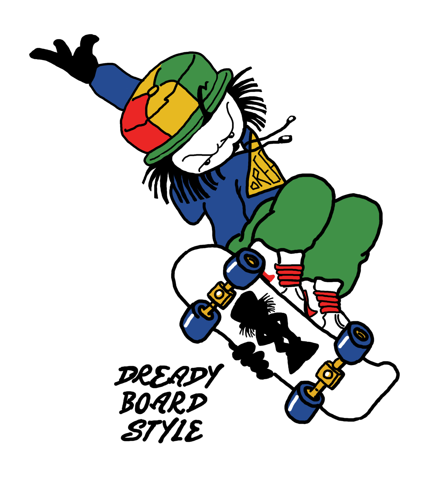 Dready Original : Dready Skate board style t-shirt -