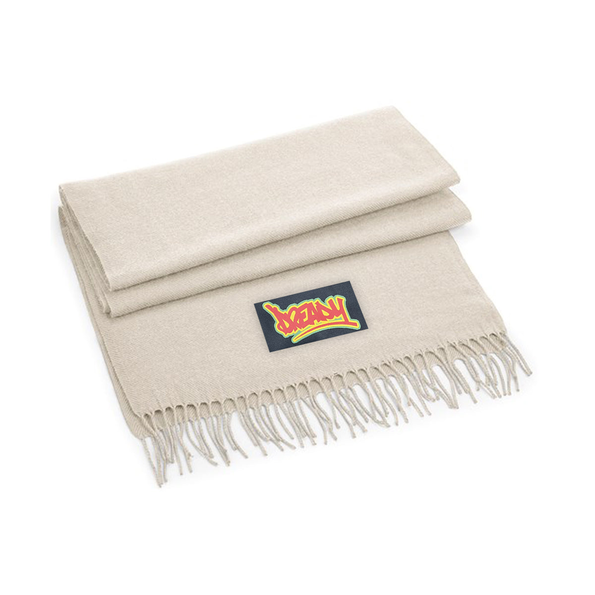 Dready Original : DREADY Classic ‘WRAP IT UP’ woven scarf - Biscuit