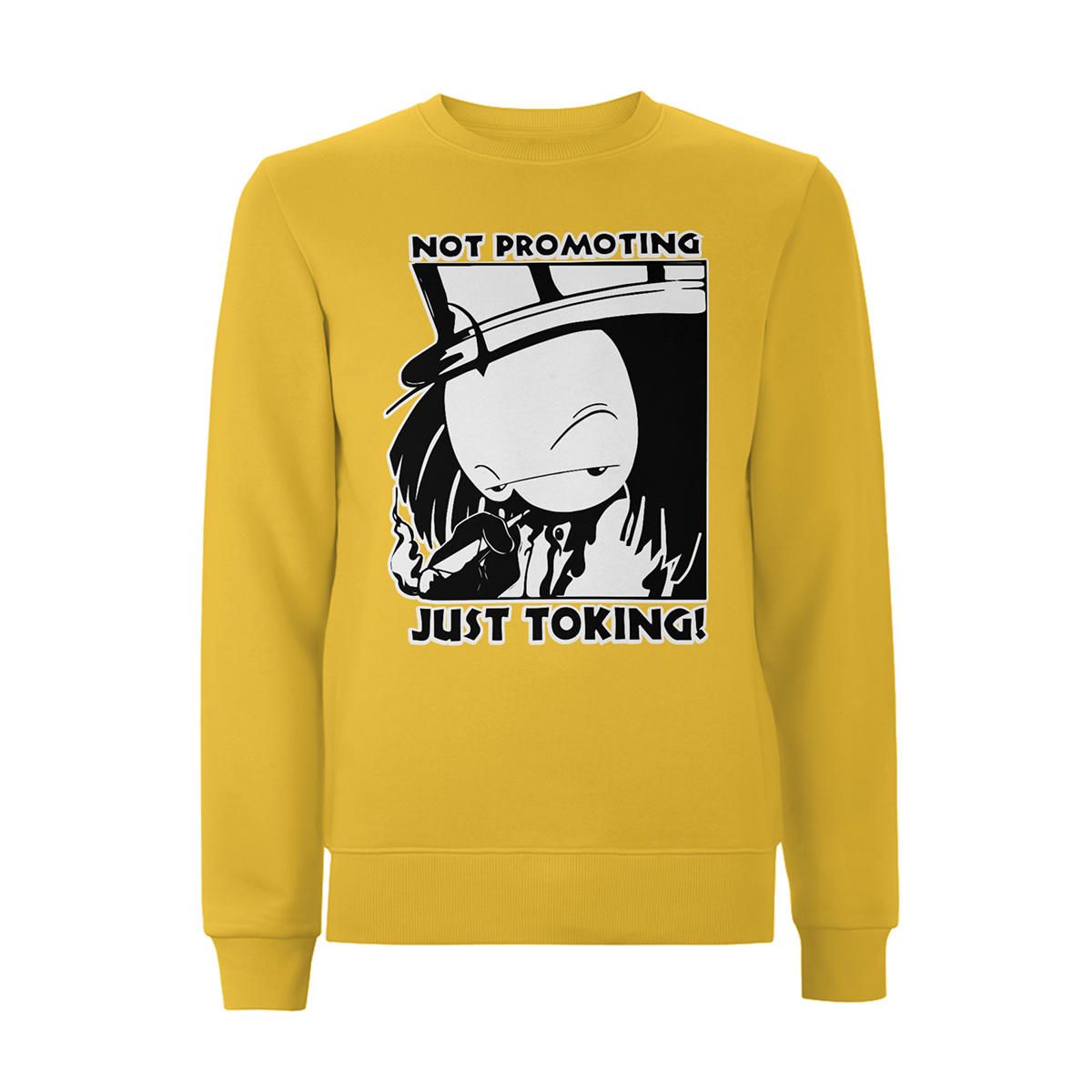 Dready Original : Dready Not Promoting Front Print Sweatshirt - Daisy