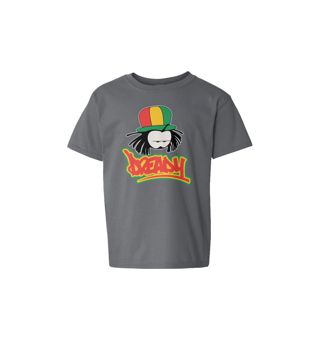 Dready Original : Dready Classic Kids Tee - Charcoal