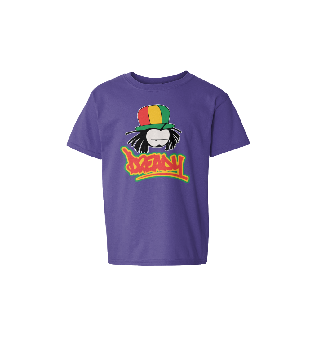 Dready Original : Dready Classic Kids Tee - Purple