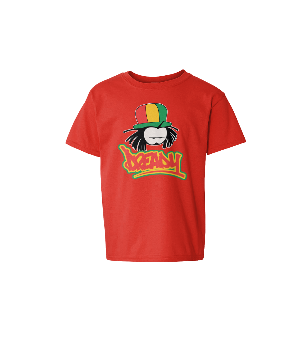 Dready Original : Dready Classic Kids Tee - Red