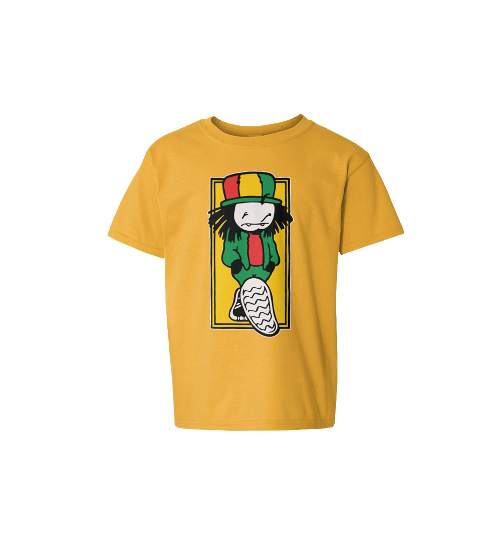 Dready Original : Dready Walking Kids Tee - Yellow