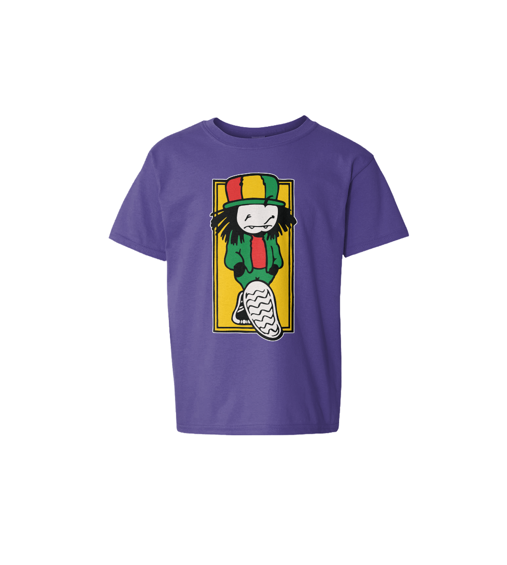 Dready Original : Dready Walking Kids Tee - Purple