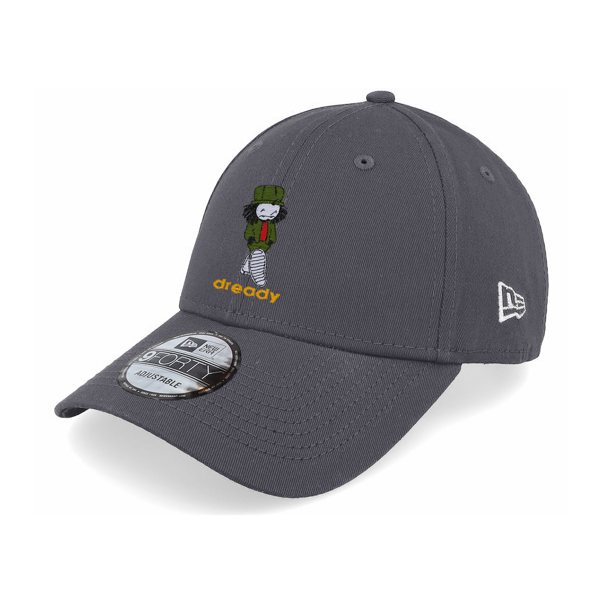 Dready Original : Dready x New Era Embroidered Walking Dread Cap - Graphite