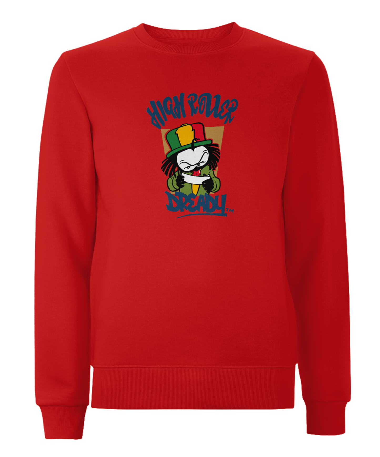 Dready Original : Dready high roller sweatshirt - RED