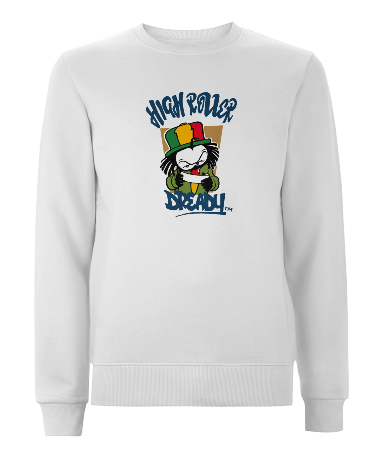 Dready Original : Dready high roller sweatshirt - WHITE