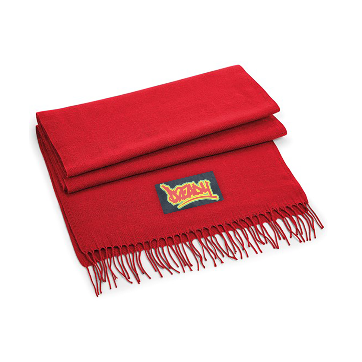 Dready Original : DREADY Classic ‘WRAP IT UP’ woven scarf - Red