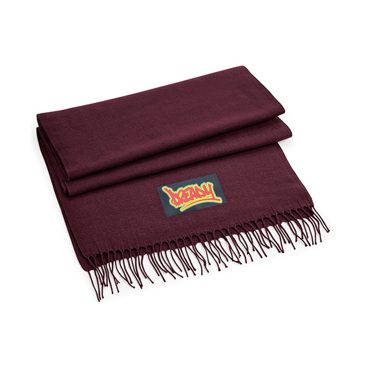 Dready Original : DREADY Classic ‘WRAP IT UP’ woven scarf - Burgundy