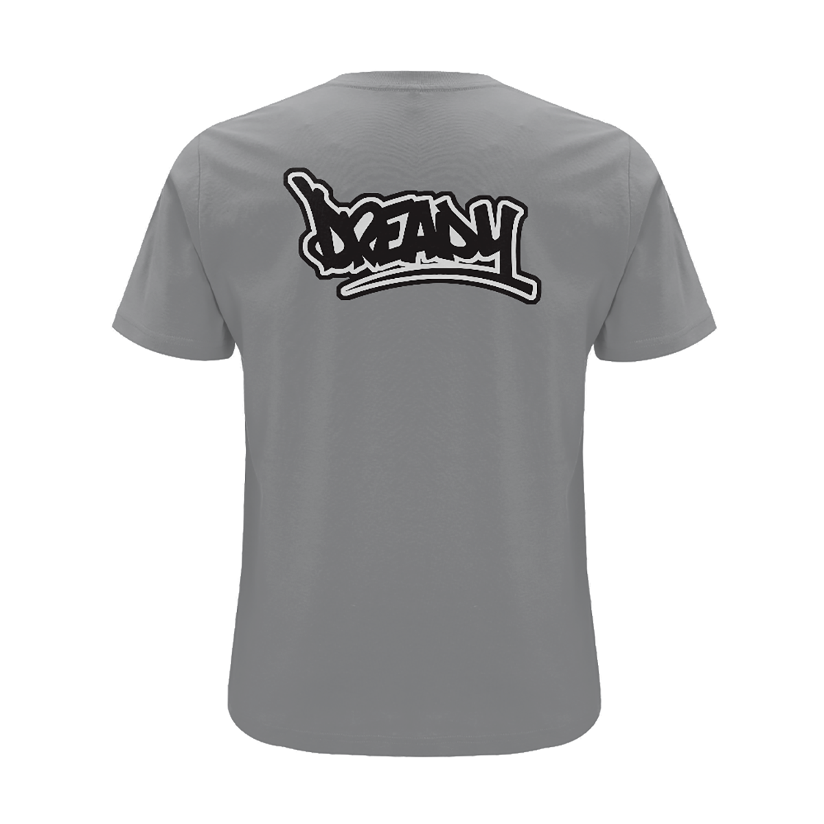 Dready Original : DREADY Black font logo Back print only - Grey