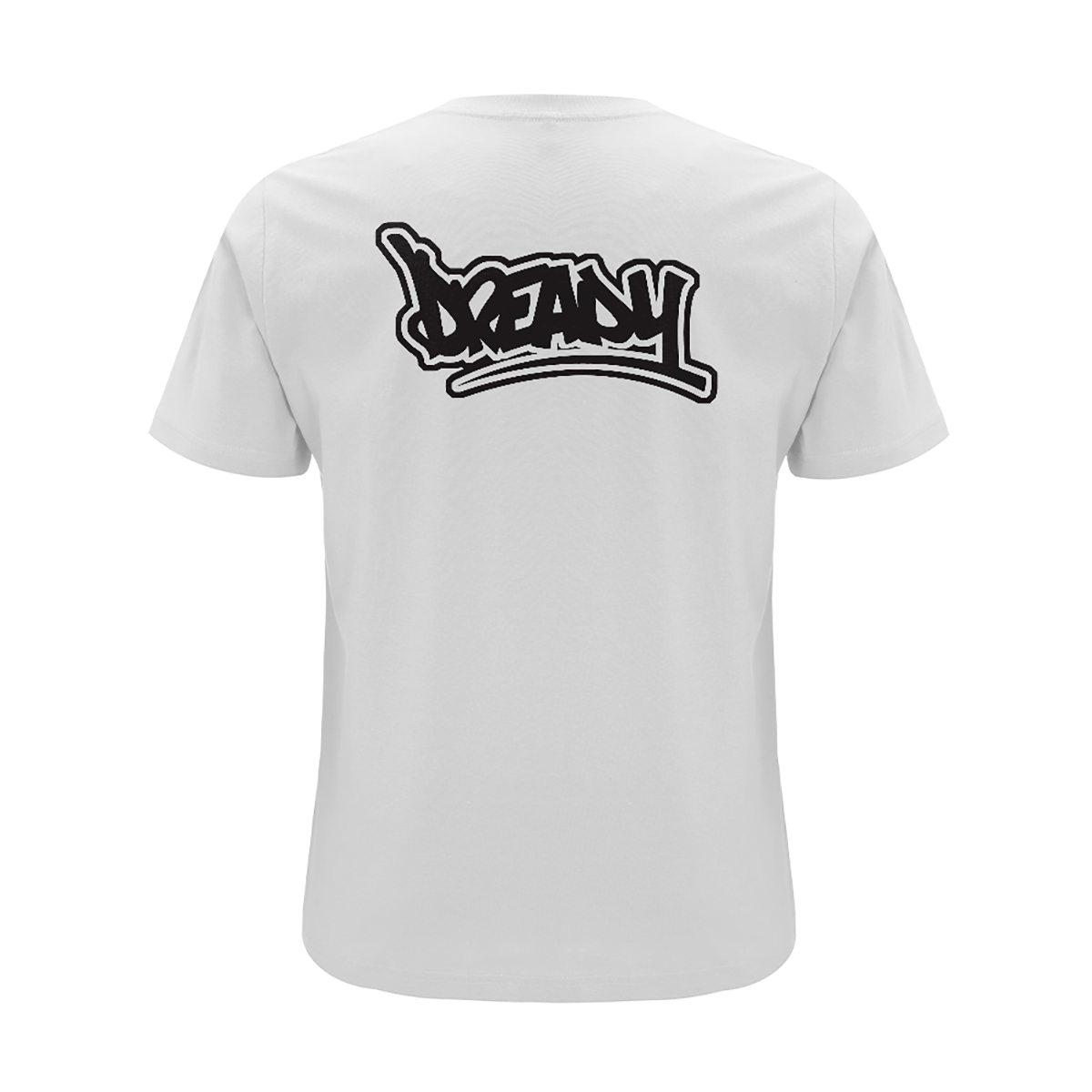 Dready Original : DREADY Black font logo Back print only - White