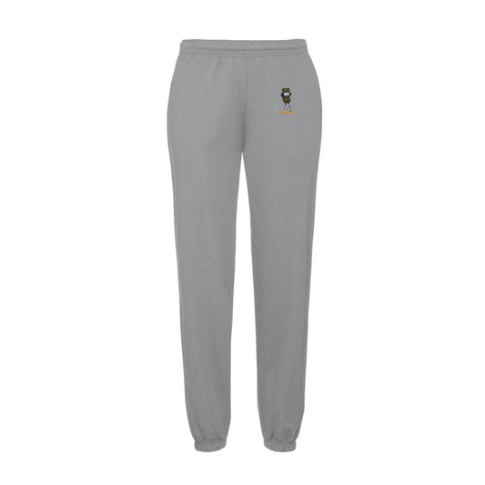 Dready Original : DREADY Walking Man Embroidered ‘Jog on’ Joggers - GREY