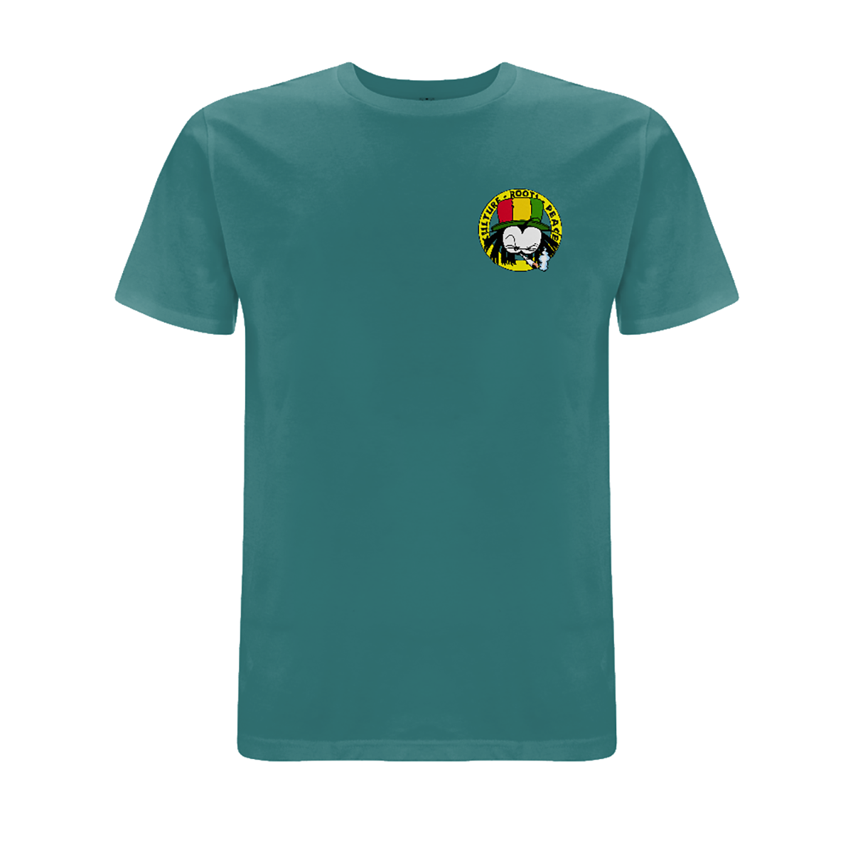 Dready Original : Dready 90s Crest Small Logo T-Shirt - Jade