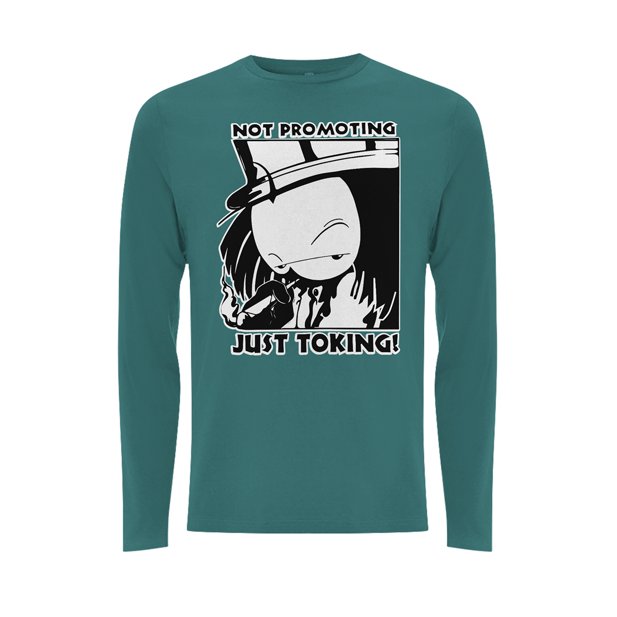 Dready Original : Dready Not Promoting Front Print Long Sleeves - Jade