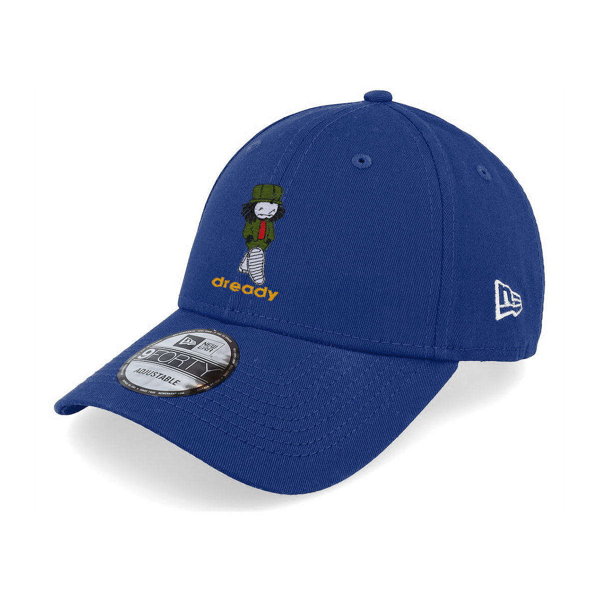 Dready Original : Dready x New Era Embroidered Walking Dread Cap - Light Royal