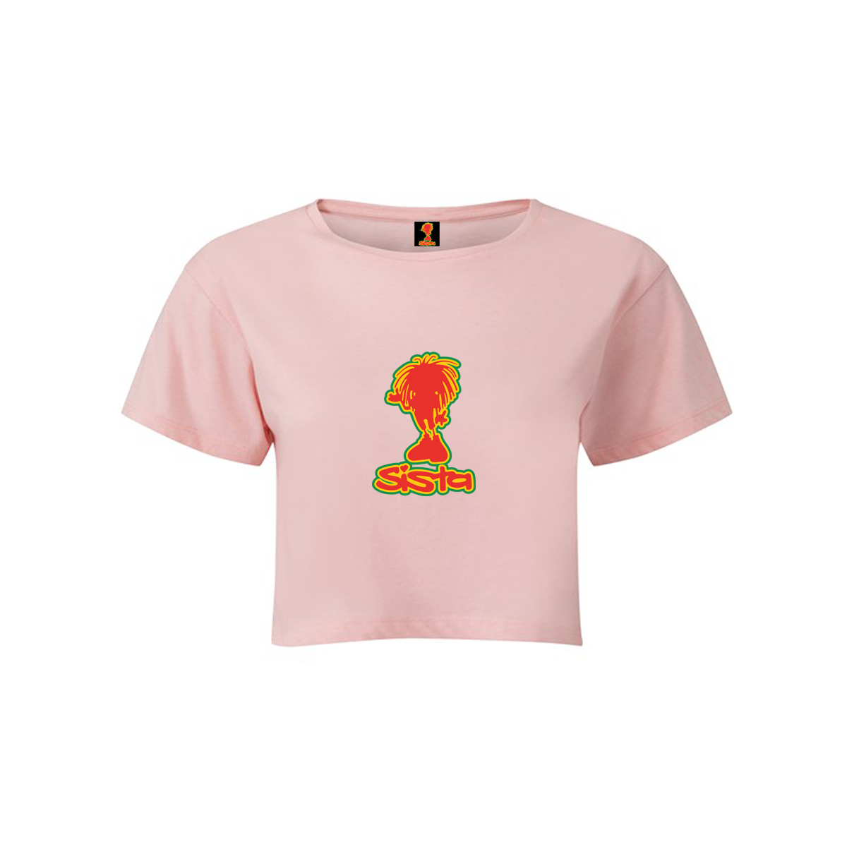 Dready Original : SISTA Small Silhouette Women's TriDri® - Crop Top - Pink