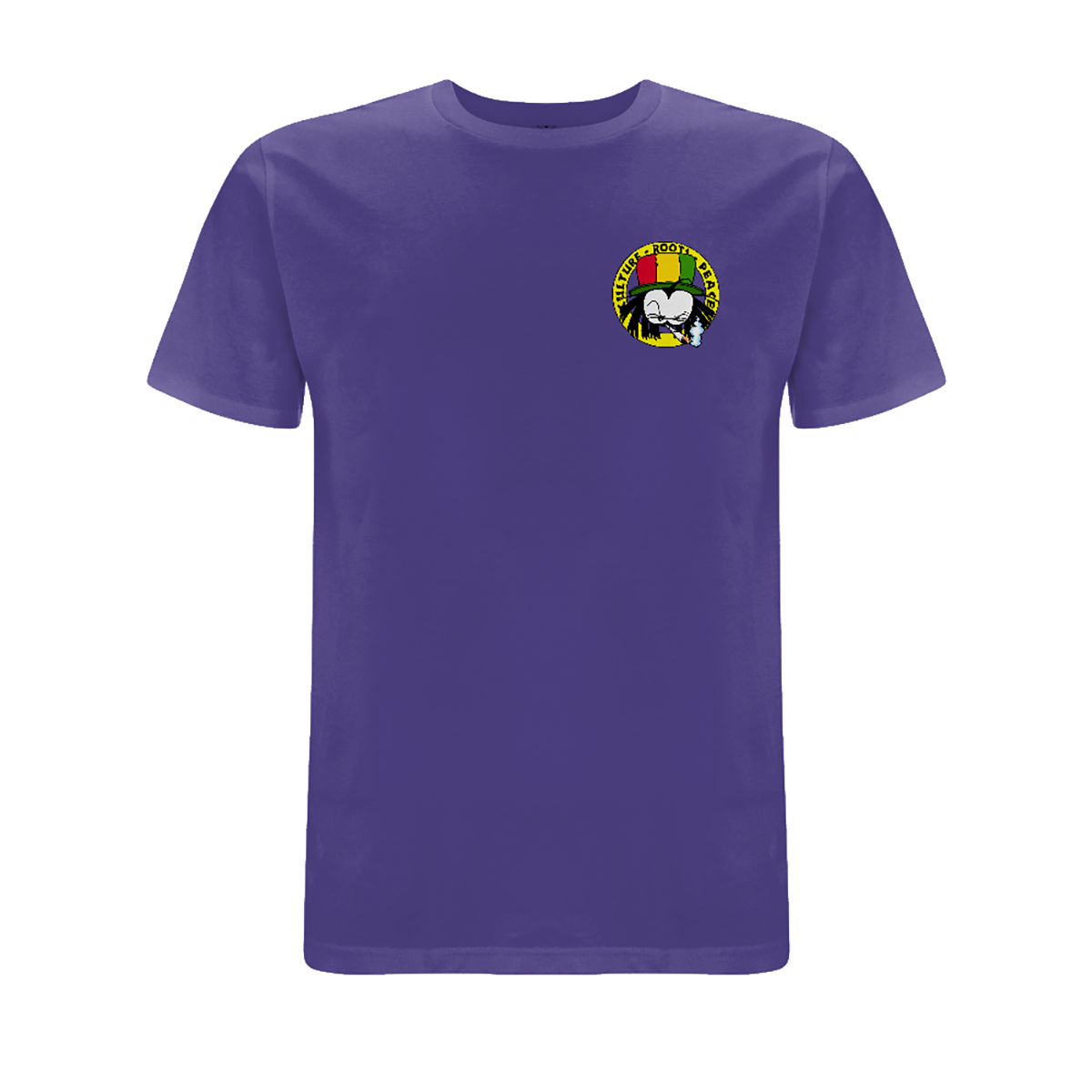 Dready Original : Dready 90s Crest Small Logo T-Shirt - Purple