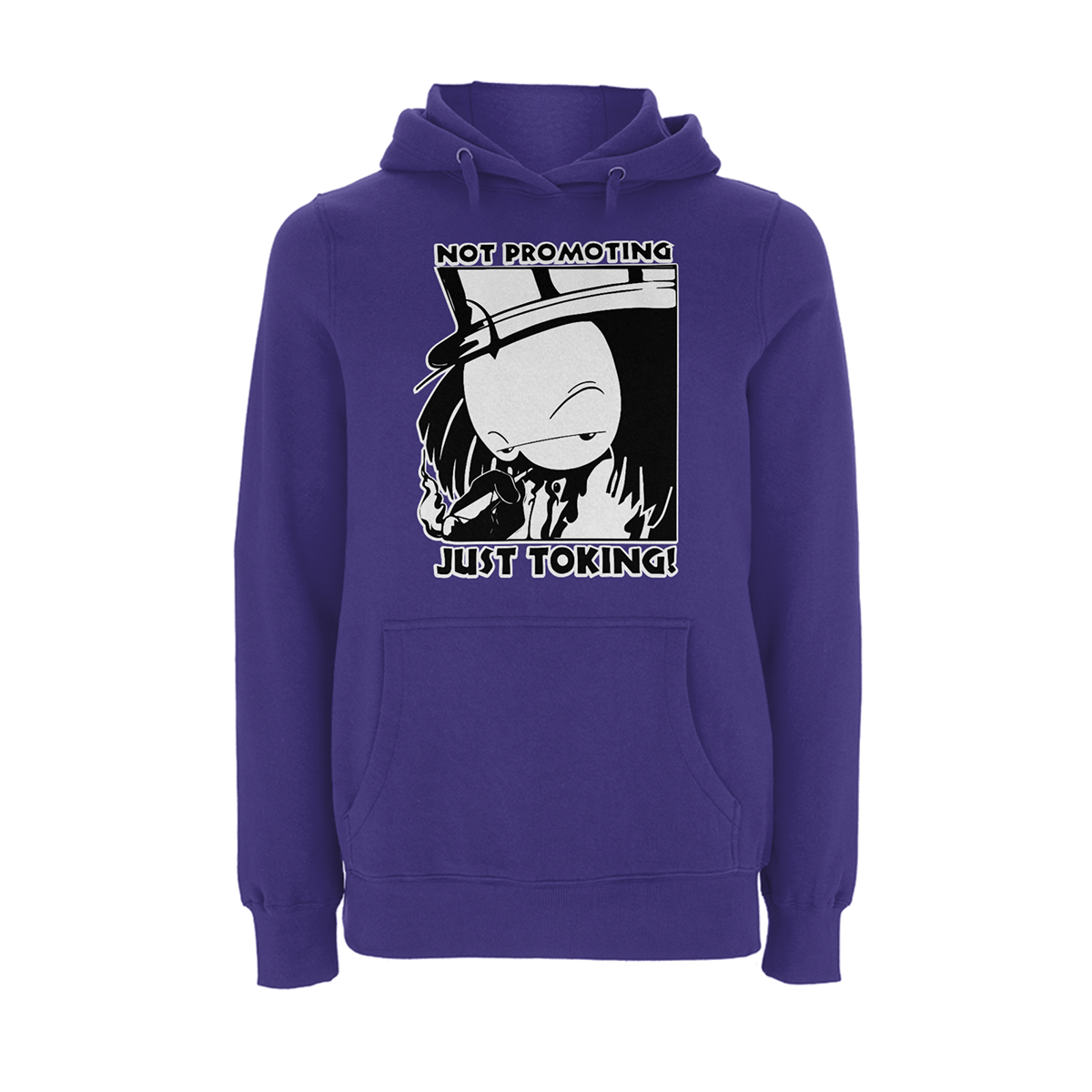 Dready Original : Dready Not Promoting Front Print Hood - Purple