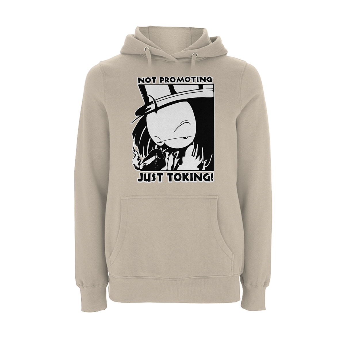 Dready Original : Dready Not Promoting Front Print Hood - Sand