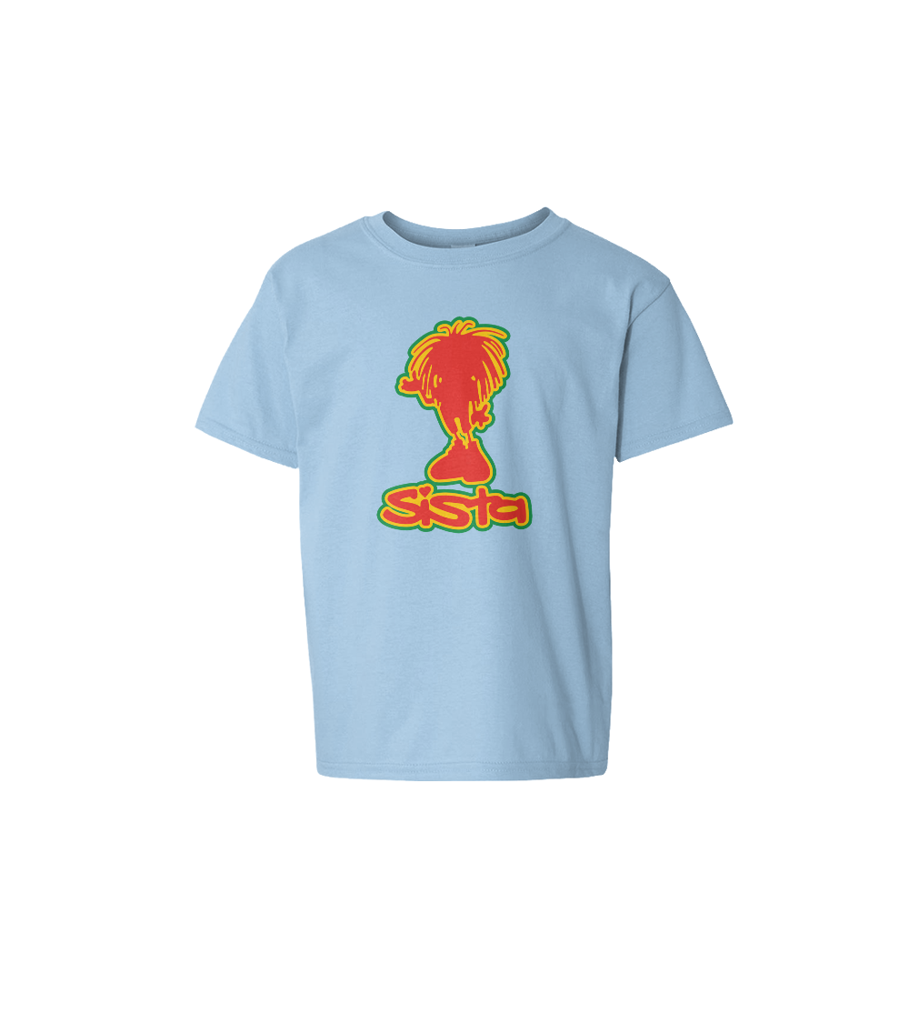 Dready Original : Sista Classic Kids Tee - Lt Blue