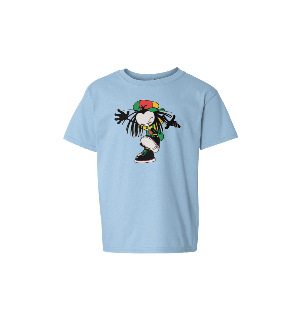 Dready Original : Sista Stamp Kids Tee - Lt Blue