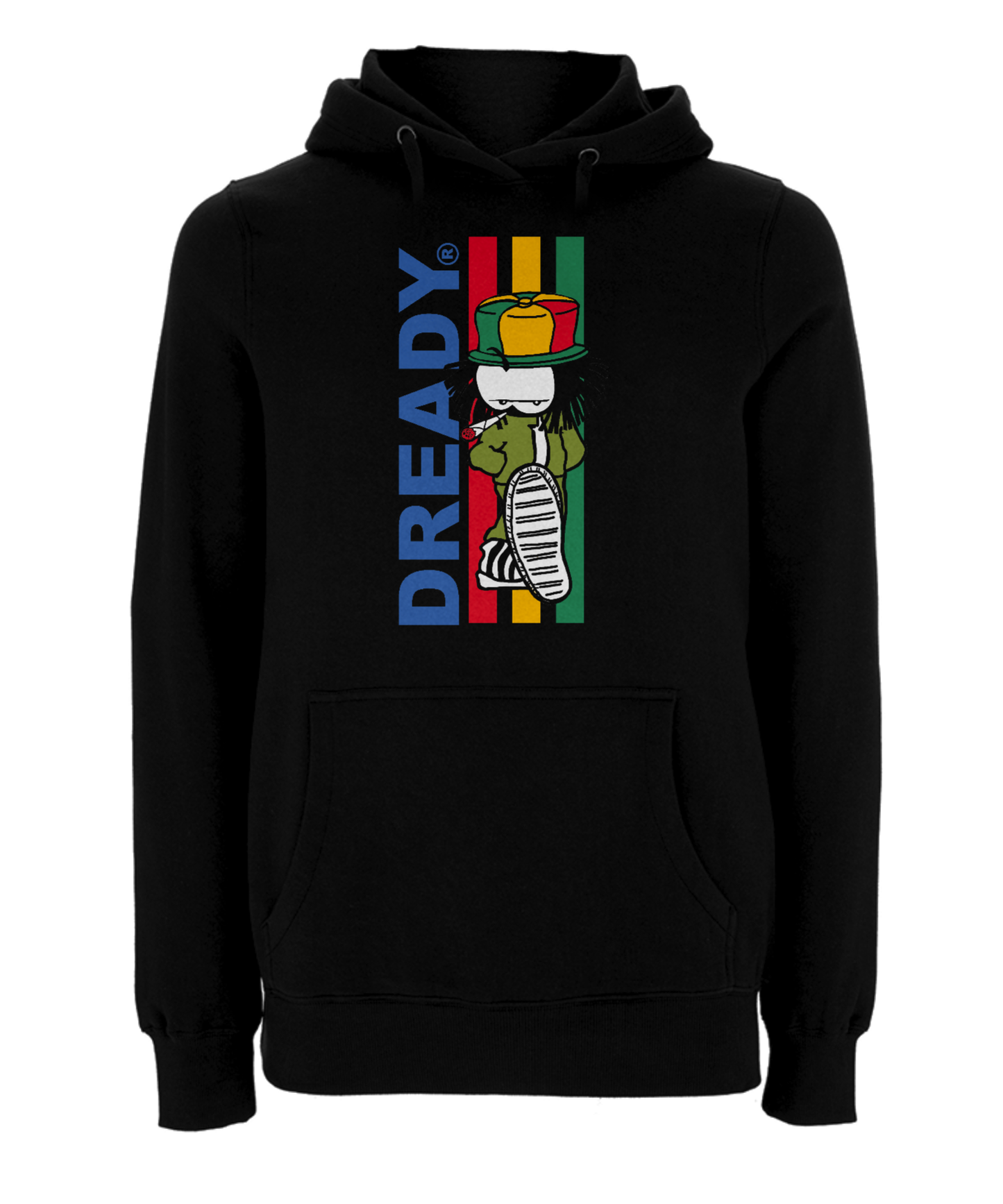 Dready Original : Dready 3 stripe hoody - Black