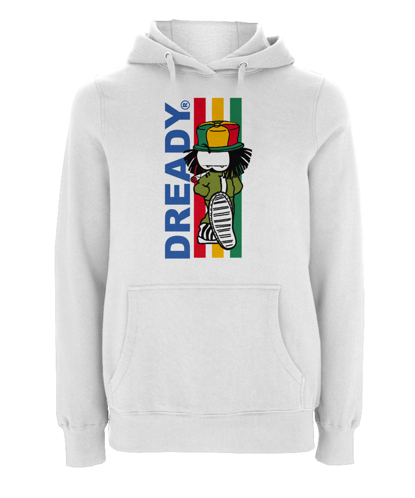 Dready Original : Dready 3 stripe hoody - White