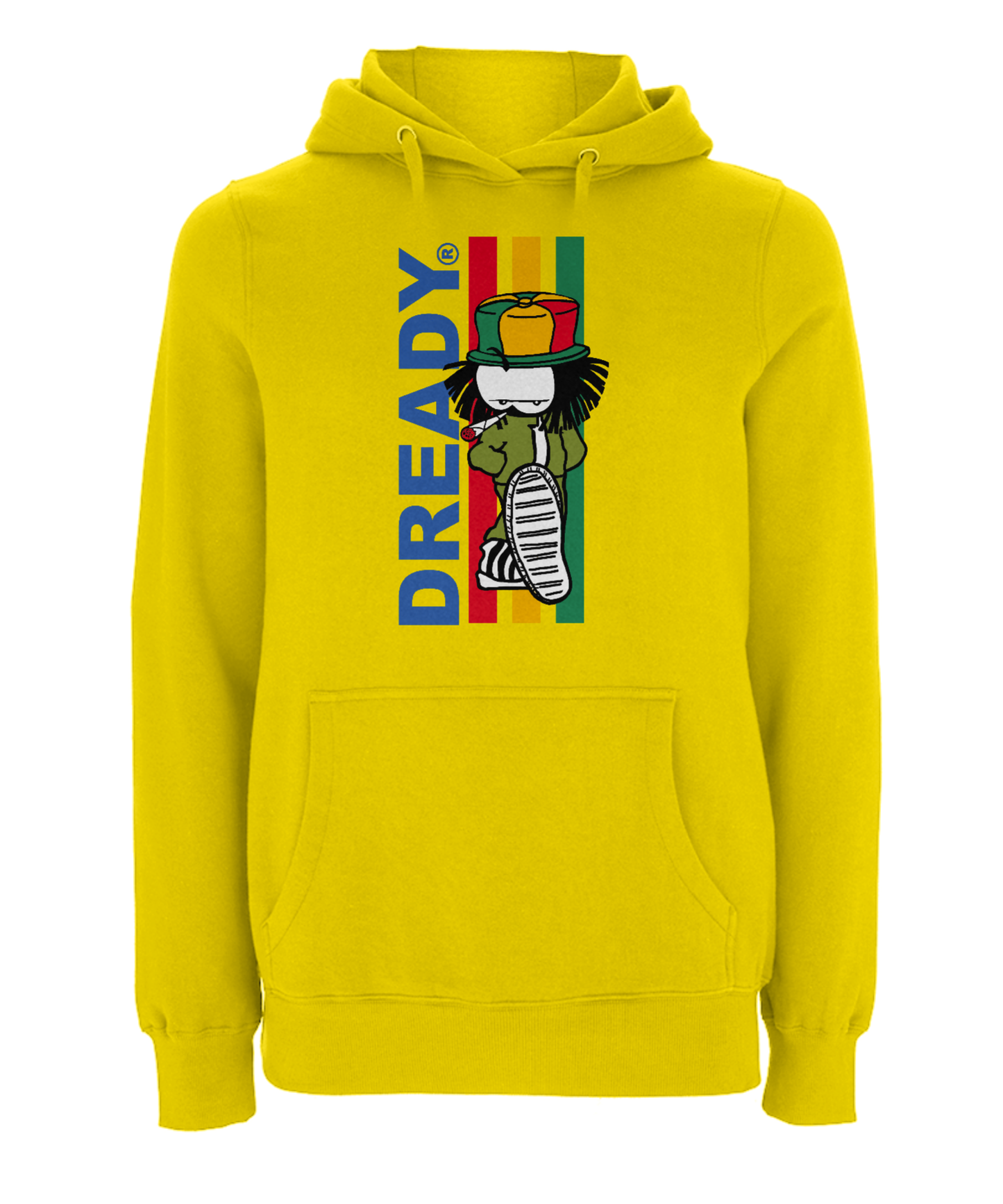 Dready Original : Dready 3 stripe hoody - Yellow