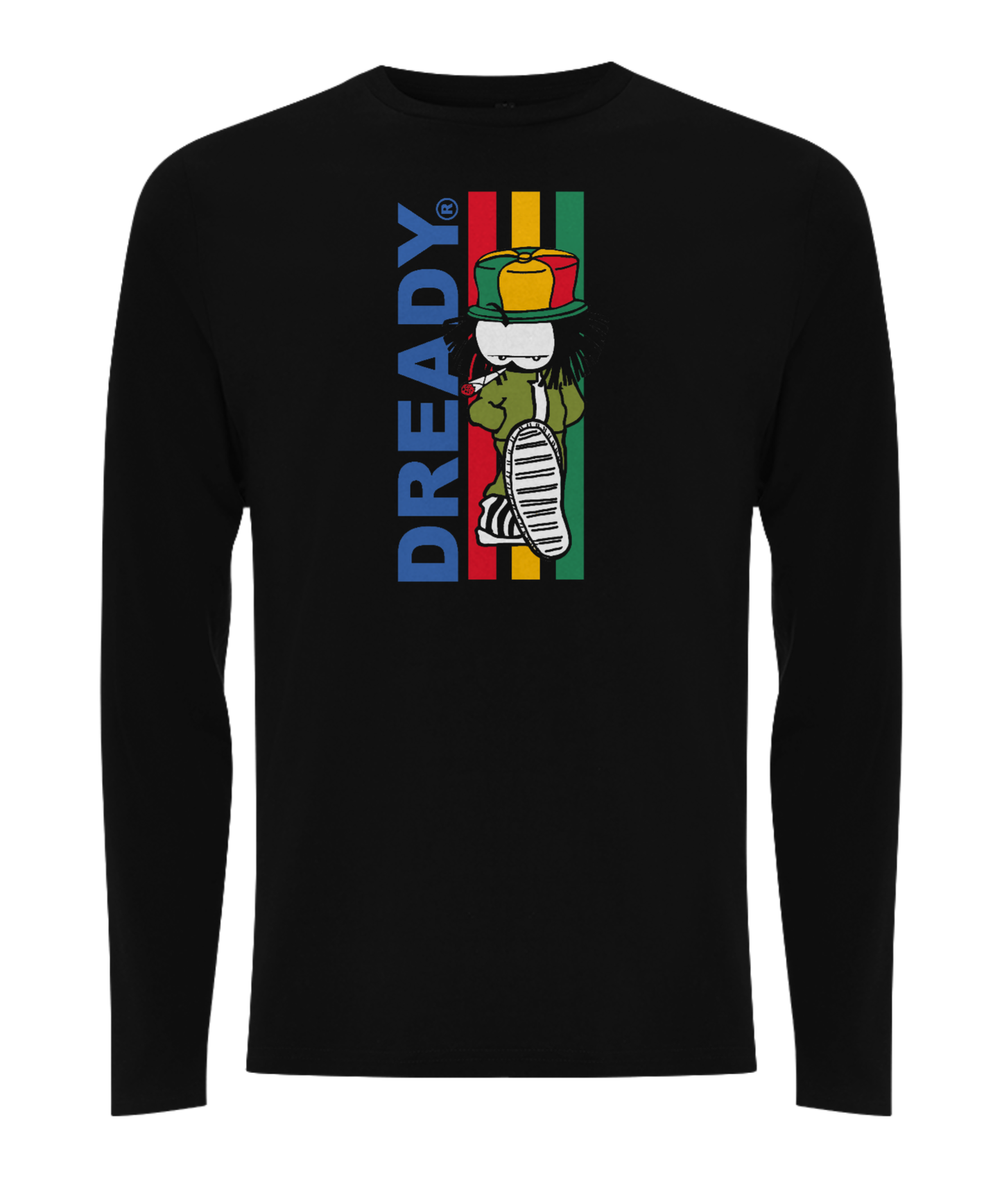 Dready Original : Dready 3 stripe longsleeve - Black