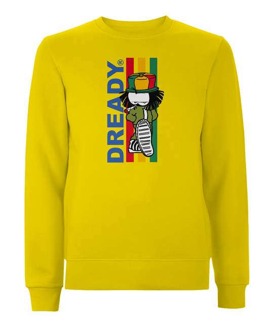 Dready Original : Dready 3 stripe sweatshirt - Yellow