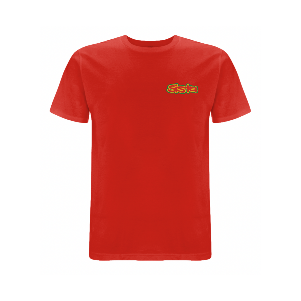 Dready Original : SISTA Front Logo T -shirt - CHERRY RED