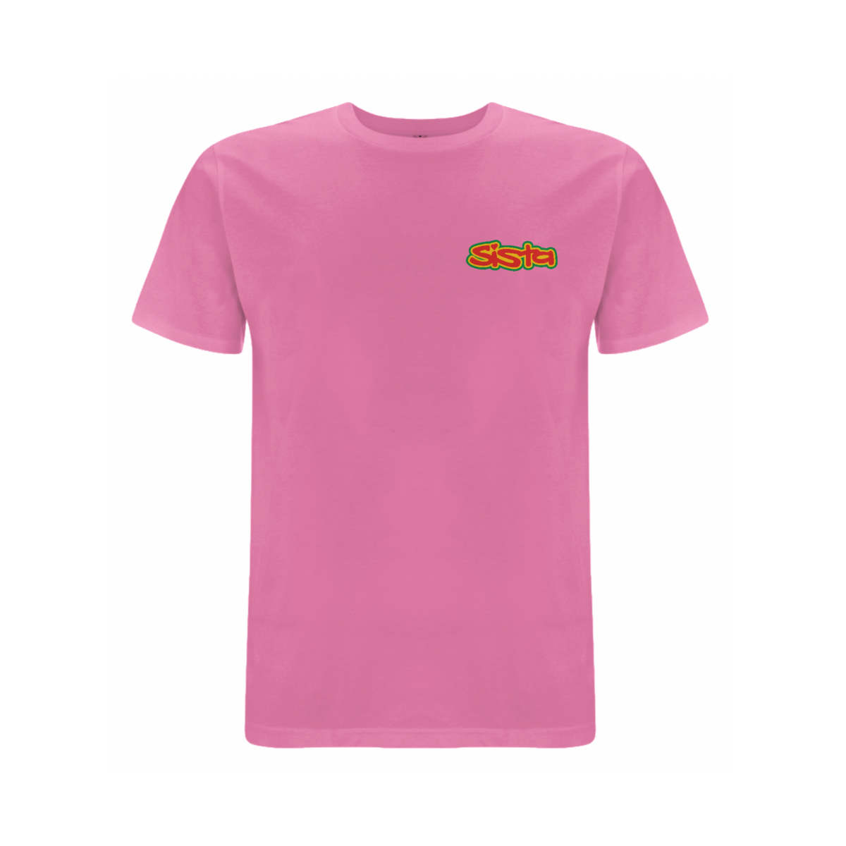 Dready Original : SISTA Front Logo T -shirt - AZAELEA PINK