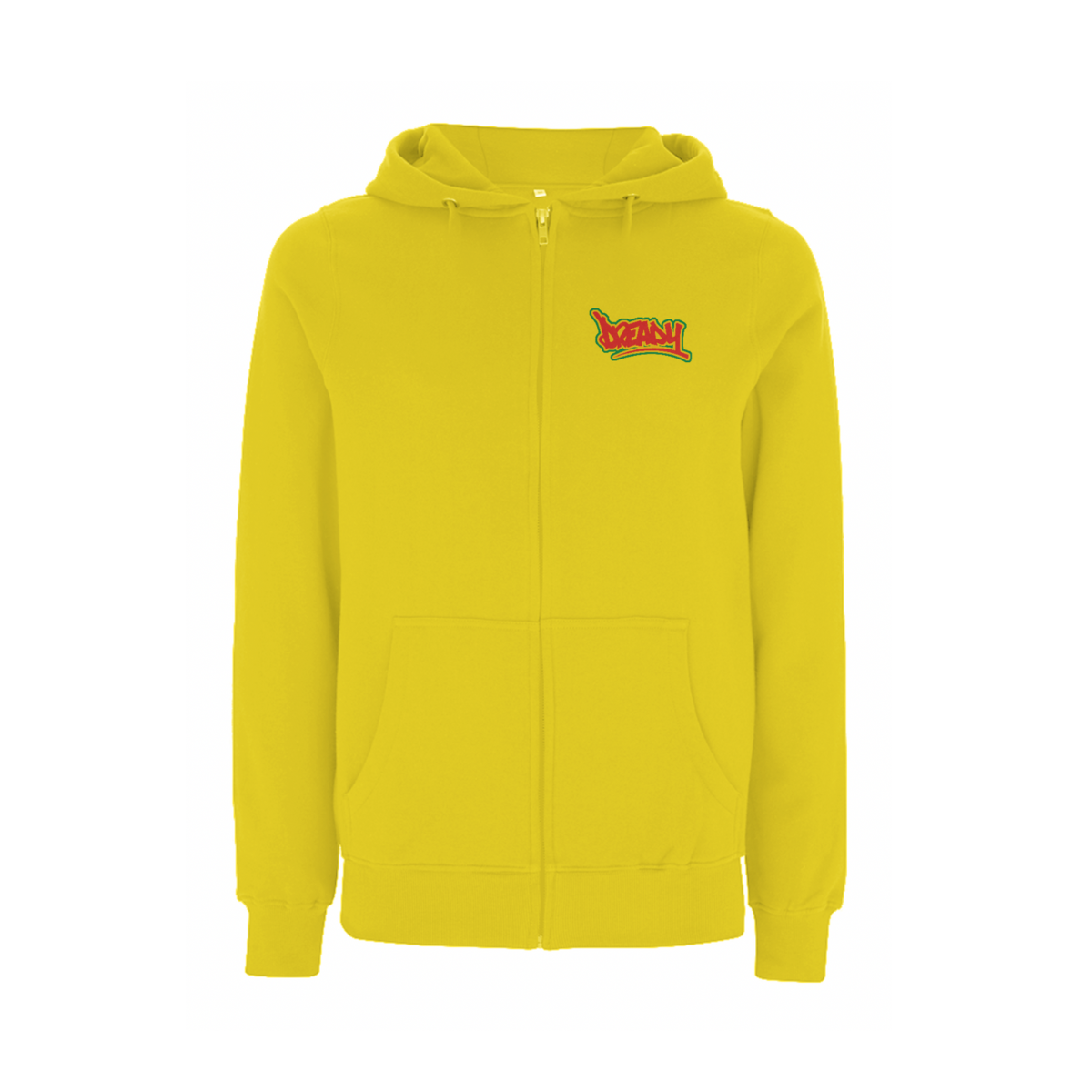 Dready Original : Dready Logo front zip hood - Yellow