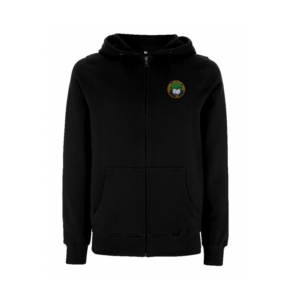 Dready Original : Dready OG '97 embroidered front zip hood - Black