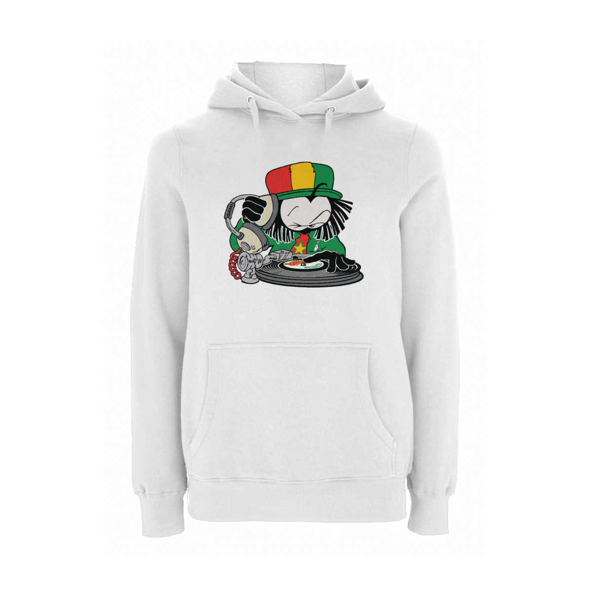 Dready Original : Dready Selecta front print hood - White