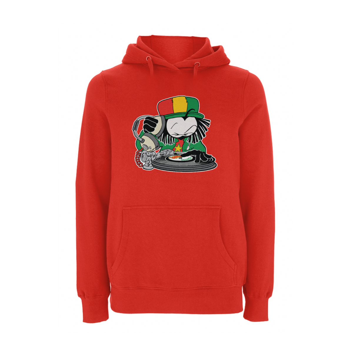 Dready Original : Dready Selecta front print hood - Red