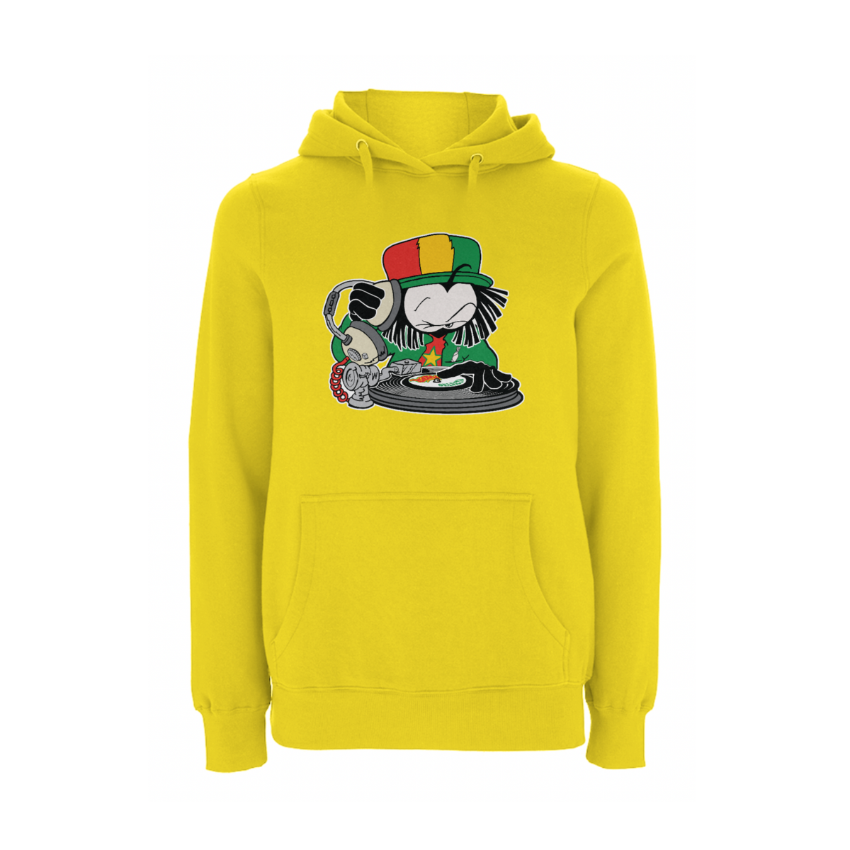 Dready Original : Dready Selecta front print hood - Yellow